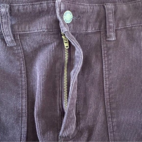 Rolla’s Corduroy Jumpsuit Burgundy 70s Retro Wide Leg Utility Boho Chic - Picture 8 of 12